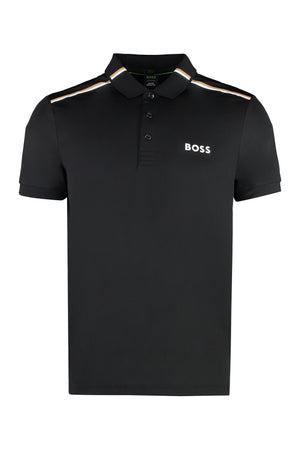 Boss x Matteo Berrettini - Techno jersey polo shirt-0